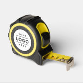 Aangepast zakelijk logo wit merktool rolmaat (Hoek)