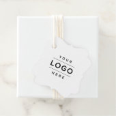 Aangepast zakelijk logo Witte Beugel Slogan Bedankjes Labels (In situ)
