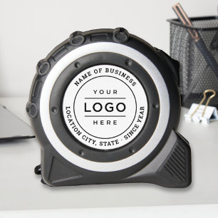 Aangepast zakelijk logo witte stempel merk rolmaat
