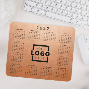 Aangepast zakelijk logo zakelijke 2023 kalender muismat