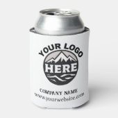 Aangepast zakelijk promotie logo blikjeskoeler (Blikje Voorkant)