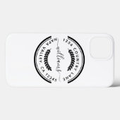 Aangepast zakelijk promotioneel logo  Case-Mate iPhone case (Achterkant (horizontaal))