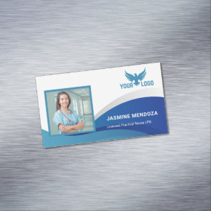 Aangepast zakelijk promotioneel logo magnetisch visitekaartje