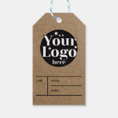 Aangepast zakelijk winkel logo Prijs Hang Merkide Cadeaulabel (Voorkant)