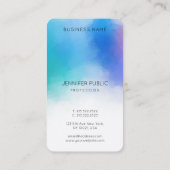 Aangepast zakelijkTemplate Modern, kleurrijk Abstr Visitekaartje (Achterkant)