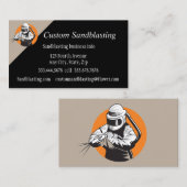 Aangepast zandspiering zakelijk Visitekaartje (Voorkant / Achterkant)