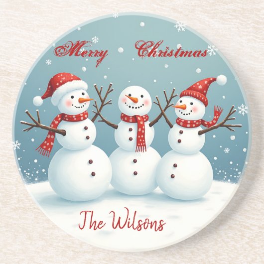 Aangepast Zandsteen Onderzetter (Voorkant)