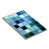 aangepast Zee Glass Mosaic square-laptop Notitieboek (Rechterzijde)