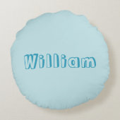 Aangepast Zee Life Round-kussen Rond Kussen (Achterkant)