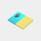 Aangepast zee schildpad notitie post-it® notes (Schuin)