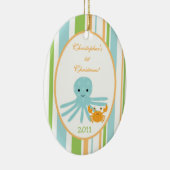 Aangepast Zee voor gepersonaliseerd zeeornament St Keramisch Ornament (Rechts)