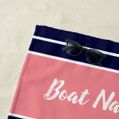 Aangepast zeeanker zeeblauw koraal strandlaken (In situ)