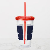 Aangepast zeeblauw zeeanker voor anker anker acryl drinkbeker (Rechts)