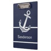 Aangepast zeeblauw zeeanker voor anker anker klembord (Links)