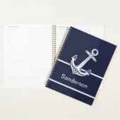 Aangepast zeeblauw zeeanker voor anker anker planner (Display)