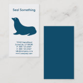 aangepast zeehondenbedrijf visitekaartje (Voorkant / Achterkant)