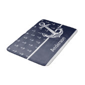 Aangepast zeeoranje zeeoranje zeeblauw badmat (Gekanteld)