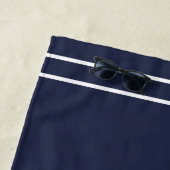 Aangepast zeeoranje zeeoranje zeeblauw strandlaken (In situ)