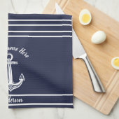 Aangepast zeewateranker voor de kust van de zee Bl Theedoek (Quarter Fold)