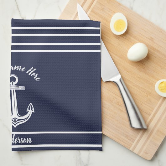 Aangepast zeewateranker voor de kust van de zee Bl Theedoek (Quarter Fold)