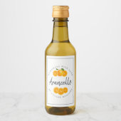 Aangepast zelfgemaakt Arancello-label Wijn Etiket (Voorkant)