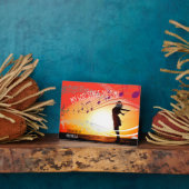 Aangepast Zephaniah 3:17 MIJN GOD ZINGEN OVER MIJ Fotoplaat (Zijkant)