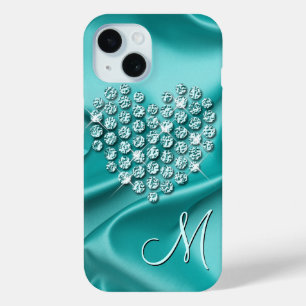 Aangepast zijderupspatroon voor ruiten iPhone 15 case