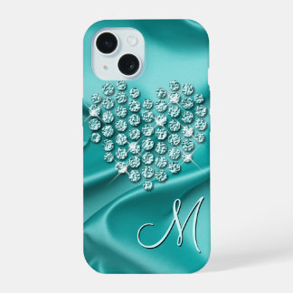 Aangepast zijderupspatroon voor ruiten iPhone 15 case