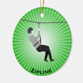 Aangepast Zipline-Ornament Keramisch Ornament (Links)