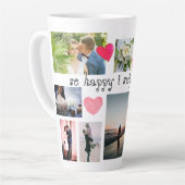 AANgepast ZODAT IK JUISTE Collage 12 foto's HEB GE Latte Mok (Linkerhoek)