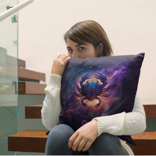 Aangepast zodiumcarcinoom Horoscope Fantasy Sun Si Kussen