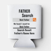 Aangepast zoekresultaat beste vader grappige vader blikjeskoeler (Achterkant)