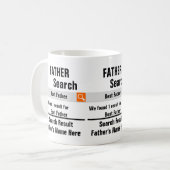 Aangepast zoekresultaat beste vader grappige vader koffiemok (Voorkant links)