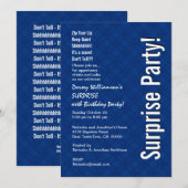 Aangepast zondag Modern Royal Blue Ver 005 Kaart (Voorkant / Achterkant)