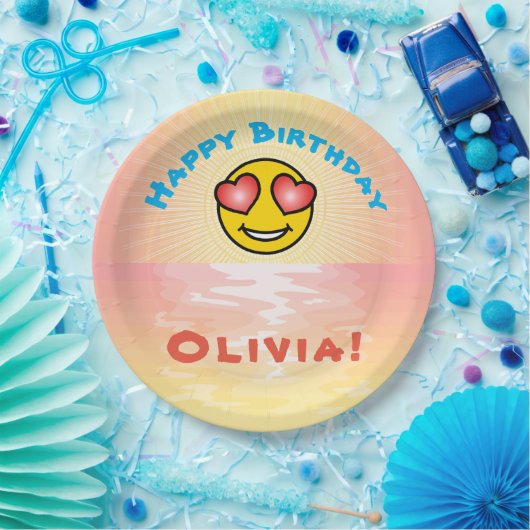 Aangepast zondag papieren bordje (Feest)