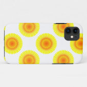 Aangepast zonnebloempatroon Case-Mate iPhone case (Achterkant (horizontaal))