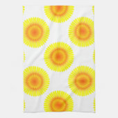 Aangepast zonnebloempatroon theedoek (Verticaal)