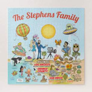 Aangepast zuidelijk Californië Legpuzzel
