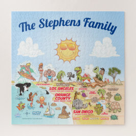 Aangepast zuidelijk Californië Legpuzzel