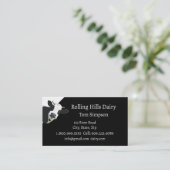 Aangepast zuivelBoerderij Koe Melk Fun Holstein Visitekaartje (Staand voorkant)