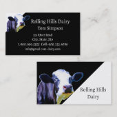 Aangepast zuivelBoerderij Koe Melk Visitekaartje (Voorkant / Achterkant)