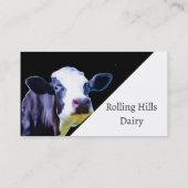 Aangepast zuivelBoerderij Koe Melk Visitekaartje (Achterkant)