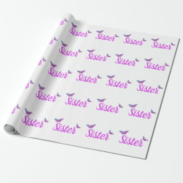 Aangepast zuster-verpakkingspapier cadeaupapier