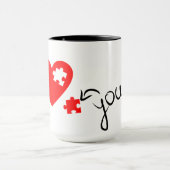 Aangepast zwart 15 oz Ringer Nice Mok ZAZZ_IT (Midden)