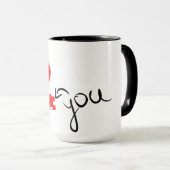 Aangepast zwart 15 oz Ringer Nice Mok ZAZZ_IT (Voorkant rechts)