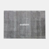 aangepast zwart abstract deurmat (Voorkant)