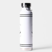 Aangepast zwart ankerembleem waterfles (Links)