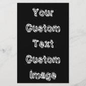 Aangepast zwart Band wit Flyer (Achterkant)