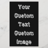 Aangepast zwart Band wit Flyer (Achterkant)