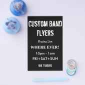 Aangepast zwart Band wit Flyer (Enkel)